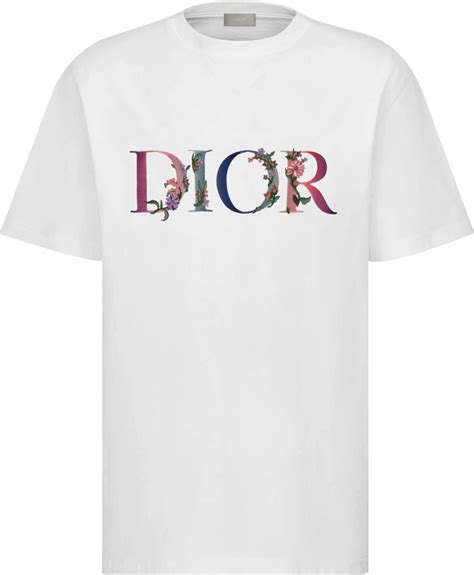 dior flowers t shirt|dior tee shirt men.